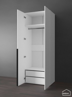 Шкаф Linnea MHR-2-3 2050х800х510 (Белый-М 11.1.1) в Екатеринбурге - ok-mebel.com | фото 6