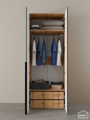 Шкаф Linnea MHR-2-3 2050х800х510 (ДВ-М 11.1.25) в Екатеринбурге - ok-mebel.com | фото 5