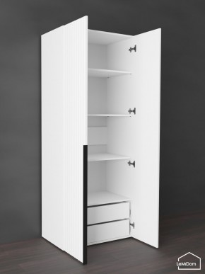 Шкаф Linnea MHR-2-4 2050х800х510 (Белый-М 11.1.2) в Екатеринбурге - ok-mebel.com | фото 6