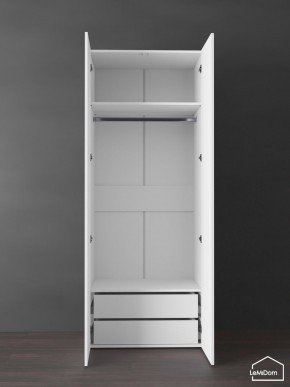 Шкаф Linnea MHR-2PO-3 2050х800х510 (Белый-М 11.1.1) в Екатеринбурге - ok-mebel.com | фото 4