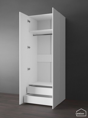 Шкаф Linnea MHR-2PO-3 2050х800х510 (Белый-М 11.1.1) в Екатеринбурге - ok-mebel.com | фото 5