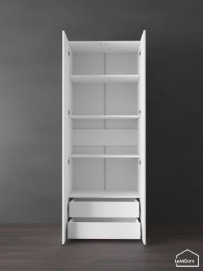 Шкаф Linnea MHR-2PO-4 2050х800х510 (Белый-М 11.1.2) в Екатеринбурге - ok-mebel.com | фото 6