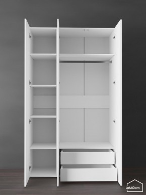 Шкаф Linnea MHR-3PO-2 2050х1200х510 (Белый-М 11.1.1) в Екатеринбурге - ok-mebel.com | фото 5