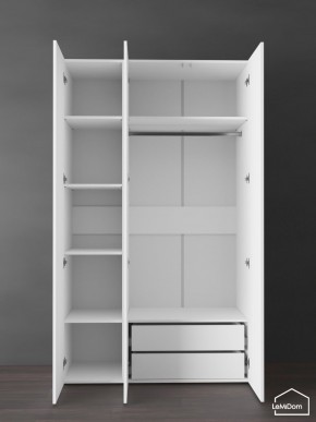 Шкаф Linnea MHR-3PO-2 2050х1200х510 (Белый-М 11.1.2) в Екатеринбурге - ok-mebel.com | фото 6