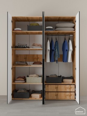 Шкаф Linnea MHR-4-2 2050х1600х510 (ДВ-М 11.1.25) в Екатеринбурге - ok-mebel.com | фото 6