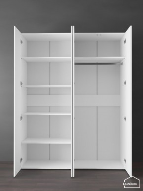 Шкаф Linnea MHR-4PO-1 2050х1600х510 (Белый-М 11.1.1) в Екатеринбурге - ok-mebel.com | фото 4