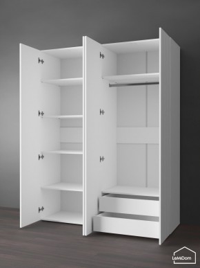 Шкаф Linnea MHR-4PO-2 2050х1600х510 (Белый-М 11.1.1) в Екатеринбурге - ok-mebel.com | фото 6