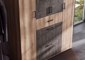 Шкаф Нельсон ШК-03 (Шкаф Дуб каньон/Железный камень) в Екатеринбурге - ok-mebel.com | фото 5