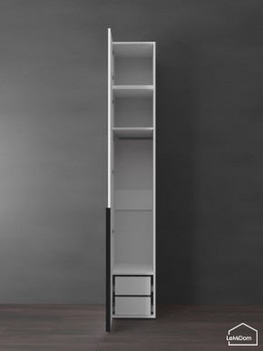 Шкаф с антресолью Linnea MHR-1A-3 2450х400х510 (Белый-М 11.1.2) в Екатеринбурге - ok-mebel.com | фото 5