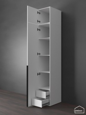 Шкаф с антресолью Linnea MHR-1A-4 2450х400х510 (Белый-М 11.1.2) в Екатеринбурге - ok-mebel.com | фото 5