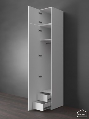 Шкаф с антресолью Linnea MHR-1POA-3 2450х400х510 (Белый-М 11.1.1) в Екатеринбурге - ok-mebel.com | фото 6