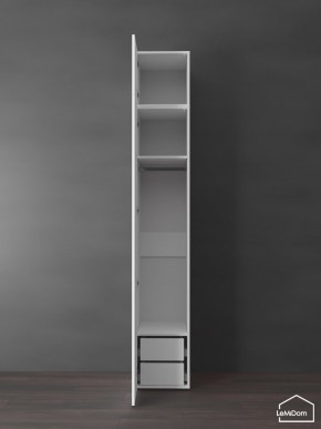 Шкаф с антресолью Linnea MHR-1POA-3 2450х400х510 (Белый-М 11.1.2) в Екатеринбурге - ok-mebel.com | фото 5