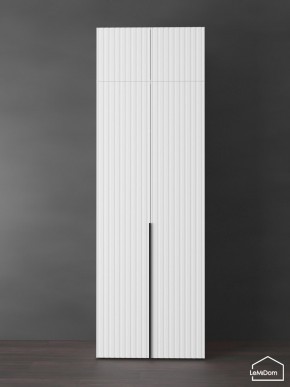 Шкаф с антресолью Linnea MHR-2A-1 2450х800х510 (Белый-М 11.1.2) в Екатеринбурге - ok-mebel.com | фото 4