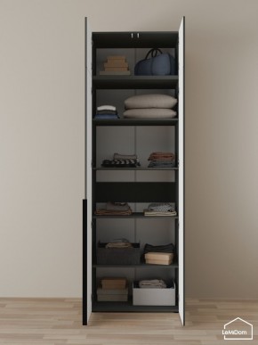 Шкаф с антресолью Linnea MHR-2A-2 2450х800х510 (Графит-М 11.1.25) в Екатеринбурге - ok-mebel.com | фото 4