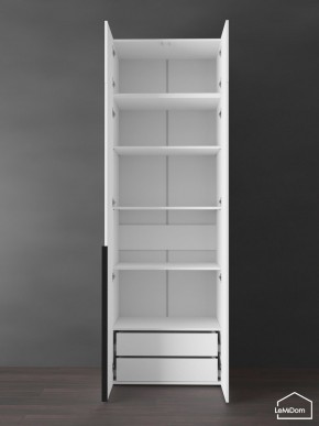 Шкаф с антресолью Linnea MHR-2A-4 2450х800х510 (Белый-М 11.1.1) в Екатеринбурге - ok-mebel.com | фото 6