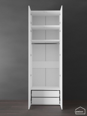 Шкаф с антресолью Linnea MHR-2POA-3 2450х800х510 (Белый-М 11.1.2) в Екатеринбурге - ok-mebel.com | фото 5