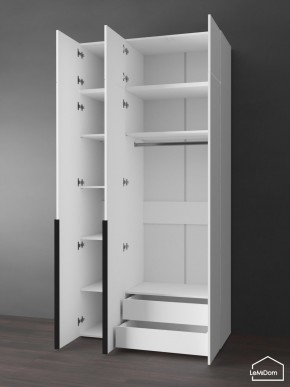 Шкаф с антресолью Linnea MHR-3A-2 2450х1200х510 (Белый-М 11.1.2) в Екатеринбурге - ok-mebel.com | фото 5