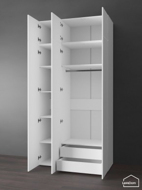 Шкаф с антресолью Linnea MHR-3POA-2 2450х1200х510 (Белый-М 11.1.2) в Екатеринбурге - ok-mebel.com | фото 5