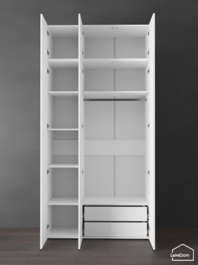 Шкаф с антресолью Linnea MHR-3POA-2 2450х1200х510 (Белый-М 11.1.2) в Екатеринбурге - ok-mebel.com | фото 6