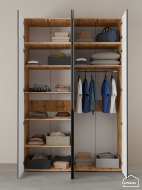 Шкаф с антресолью Linnea MHR-4A-1 2450х1600х510 (ДВ-М 11.1.25) в Екатеринбурге - ok-mebel.com | фото 4