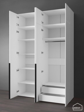 Шкаф с антресолью Linnea MHR-4A-2 2450х1600х510 (Белый-М 11.1.2) в Екатеринбурге - ok-mebel.com | фото 6