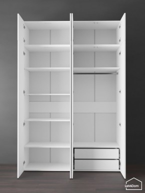 Шкаф с антресолью Linnea MHR-4POA-2 2450х1600х510 (Белый-М 11.1.1) в Екатеринбурге - ok-mebel.com | фото 5