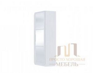 Шкаф угловой Николь 1 с зеркалом в Екатеринбурге - ok-mebel.com | фото 1