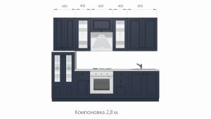 Кухонный гарнитур Вена в Екатеринбурге - ok-mebel.com | фото 3