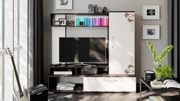 Стенка Сиена с рисунком в Екатеринбурге - ok-mebel.com | фото 1