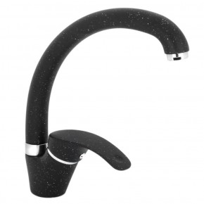 Смеситель для кухни Accoona A4053F черный в Екатеринбурге - ok-mebel.com | фото