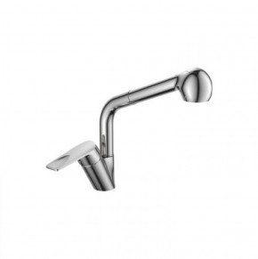 Смеситель для кухни Accoona A5410 с вытягивающейся лейкой в Екатеринбурге - ok-mebel.com | фото