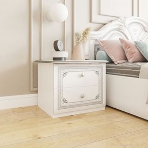 Спальня Грация (комплект 4 дв.) белый/серебро в Екатеринбурге - ok-mebel.com | фото 6