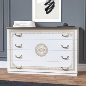 Спальня Грация (комплект 4 дв.) белый/золото в Екатеринбурге - ok-mebel.com | фото 5