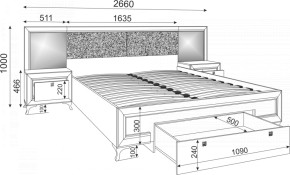 Спальня Саванна (Модульная) Бодега светлая/Мокко в Екатеринбурге - ok-mebel.com | фото 4