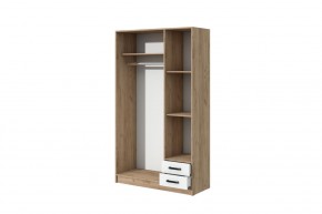 Спальный гарнитур Эконом (модульный) Дуб крафт золотой/Белый текстурный в Екатеринбурге - ok-mebel.com | фото 3