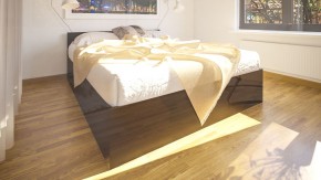 Стандарт Кровать 1600, цвет венге, ШхГхВ 163,5х203,5х70 см., сп.м. 1600х2000 мм., без матраса, основание есть в Екатеринбурге - ok-mebel.com | фото 6