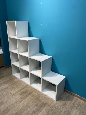 Стеллаж Агата М6 Белый в Екатеринбурге - ok-mebel.com | фото 3