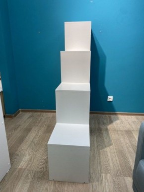 Стеллаж Агата М6 Белый в Екатеринбурге - ok-mebel.com | фото 4