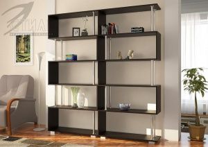 Стеллаж книжный ЛДСП 16 мм (Стиль) в Екатеринбурге - ok-mebel.com | фото 2