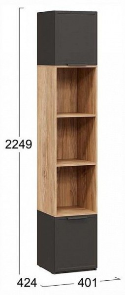 Стеллаж комбинированный Стелла в Екатеринбурге - ok-mebel.com | фото 4