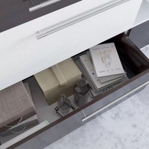 Стенка Глория (6-565) Рамух белый/Венге в Екатеринбурге - ok-mebel.com | фото 4