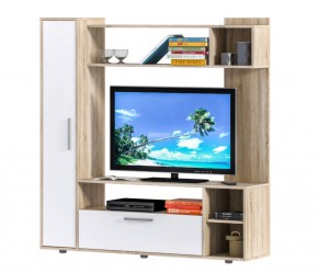 Стенка Ирен СБ-2302 (Дуб Сонома/Белый) в Екатеринбурге - ok-mebel.com | фото 1