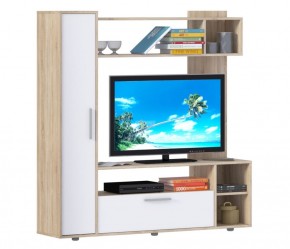 Стенка Ирен СБ-2302 (Дуб Сонома/Белый) в Екатеринбурге - ok-mebel.com | фото 2