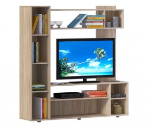 Стенка Ирен СБ-2302 (Дуб Сонома/Белый) в Екатеринбурге - ok-mebel.com | фото 3