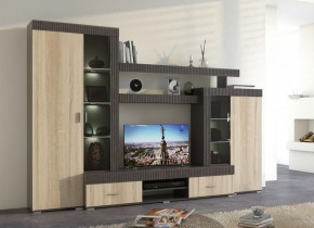 Стенка Марк (Венге/Дуб сонома) в Екатеринбурге - ok-mebel.com | фото 1