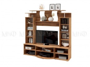 Стенка Виста (Белый глянец/Дуб крафт) в Екатеринбурге - ok-mebel.com | фото 2