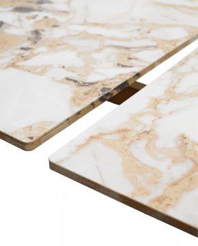 Стол ACERRA NEW 160 GLOSS GRAND JADE SOLID CERAMIC/ каркас цвета шампань, ®DISAUR в Екатеринбурге - ok-mebel.com | фото 8