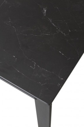 Стол CORNER 120 MATT BLACK MARBLE SOLID CERAMIC / BLACK, ®DISAUR в Екатеринбурге - ok-mebel.com | фото 9