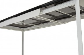 Стол CREMONA 140 MATTE STATUARIO Белый мрамор матовый, керамика/ белый каркас, ®DISAUR в Екатеринбурге - ok-mebel.com | фото 2