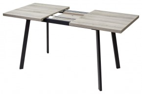 Стол ФИН 120 Дуб Шерман серый/ черный каркас М-City в Екатеринбурге - ok-mebel.com | фото 4